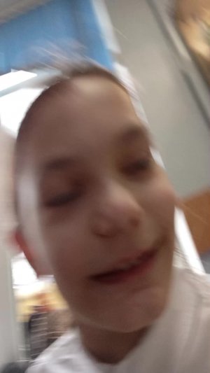 Я с Артёмом в школе