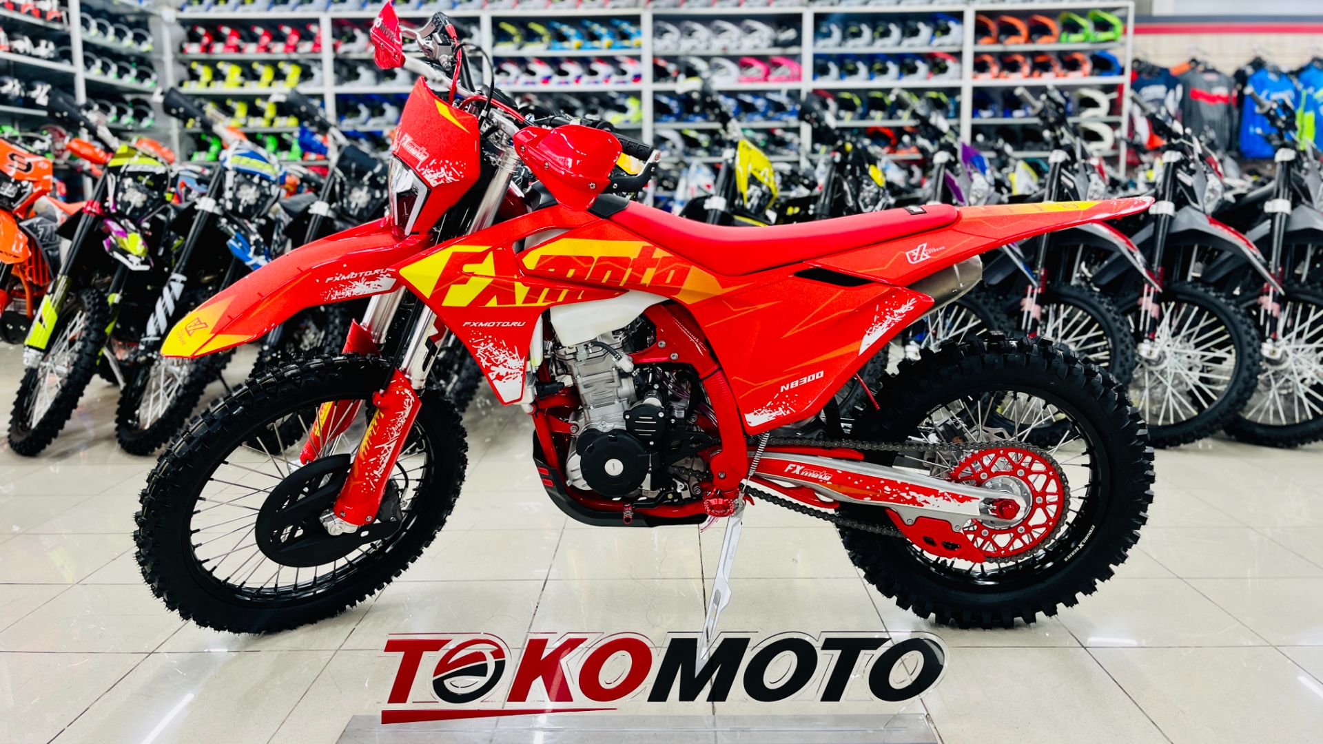 Мотоцикл эндуро FX MOTO S10 NB300 красный