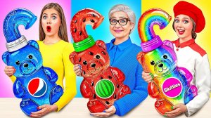 Кулинарный Челлендж# Я против Бабушки # Эпичная Битва с Едой от Jelly DO Challenge