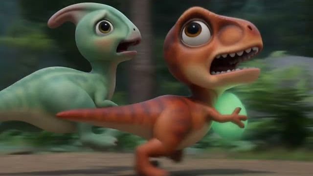 Мультфильм Крошечный Тираннозавр находит Таинственное Светящееся Яйцо 🥚