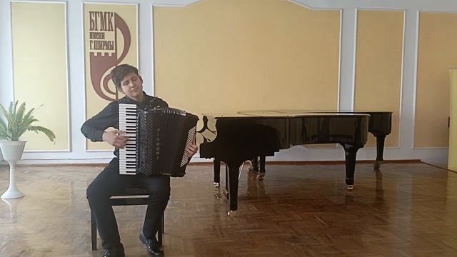 Лыскович Игнат 16 лет аккордеон. Е. Дербенко -Путь к победе фантазия на темы песен о войне