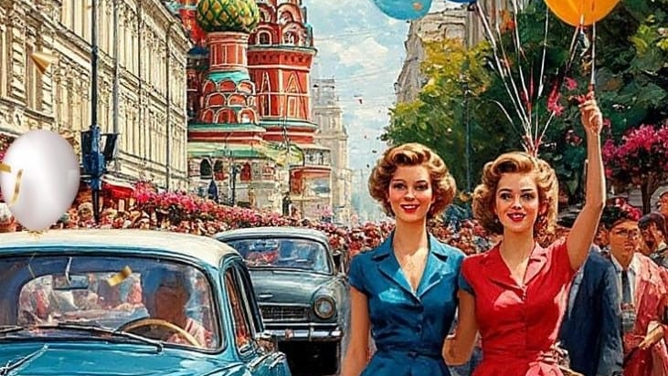 Мир Труд Май. Праздник Весны и Труда. Шикарная музыкальная открытка.