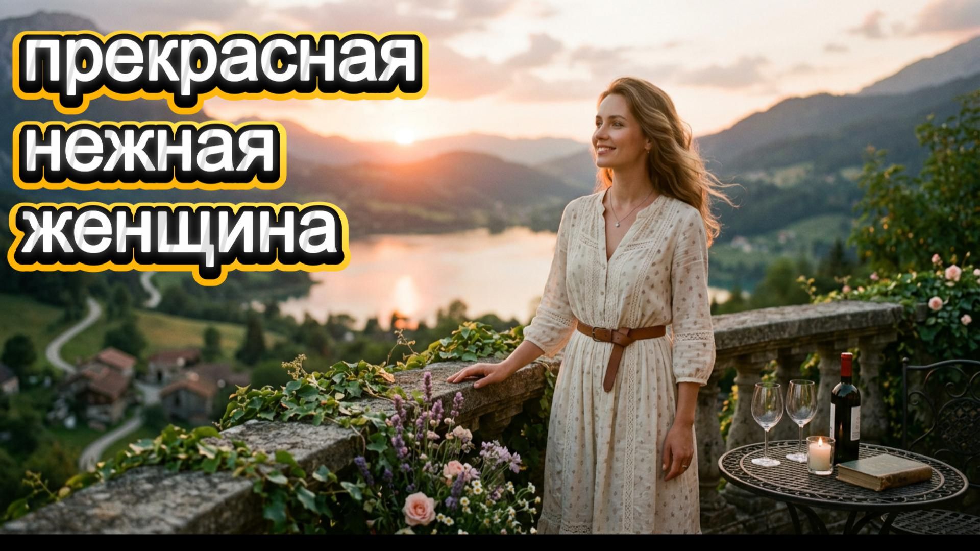 Прекрасная, нежная женщина