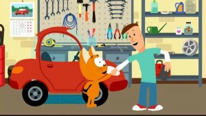 Котенок и волшебный гараж — 4 серия: Ледяная гора 🚙 Мультик про машинки