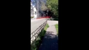 ТУАПСЕ. ГОРЯЩАЯ НЕФТЬ ПО УЛИЦЕ.