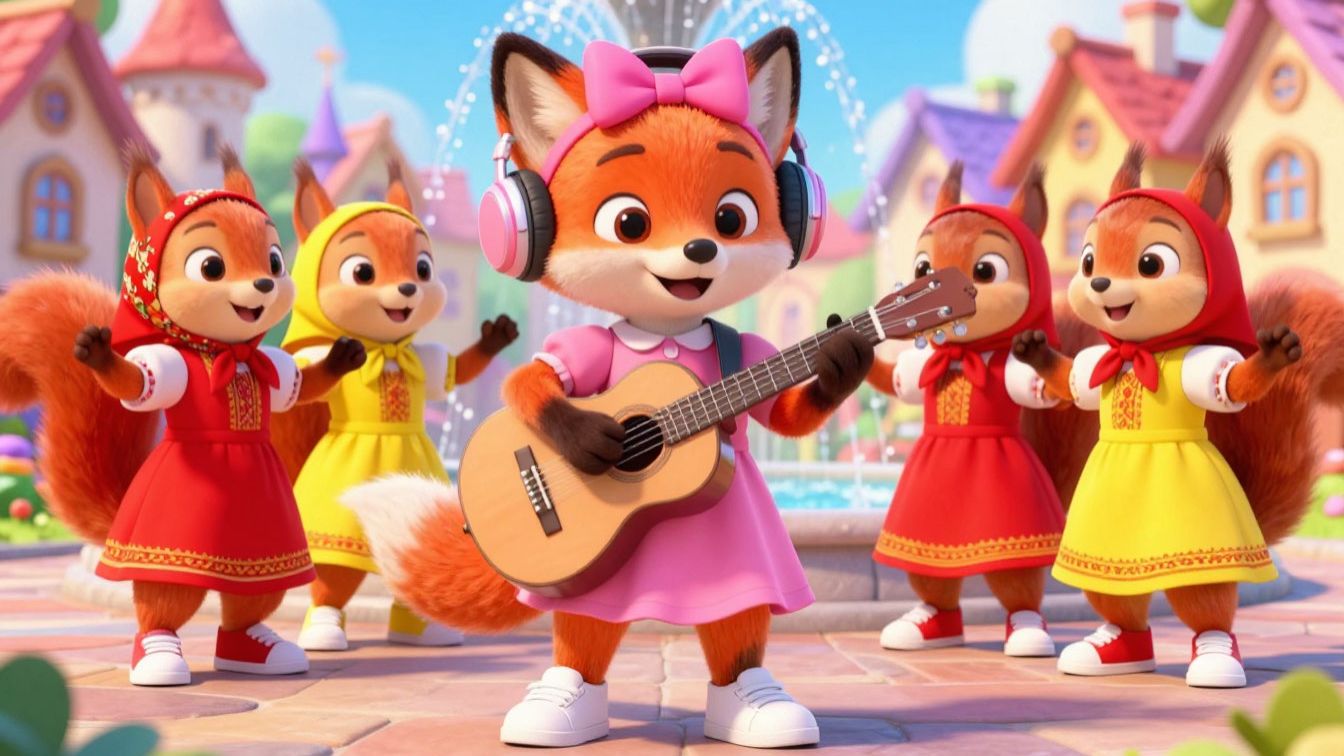 🦊МУЛЬТИК‑ПЕСЕНКА: ЛИСИЧКА АЛИСА | Развивающие детские песни и мультики