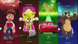 🐶 Скай против Райдера и Чейза! 🔥 Битва Щенячьего Патруля под Кофин Дэнс в Плитках Музыки! 🎹