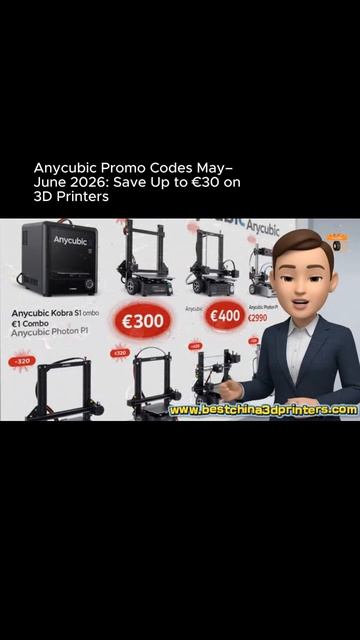 Anycubic Promo Codes May–June 2026