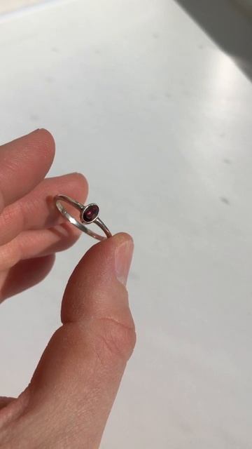 Кольцо серебро 925 проба клеймо гранат