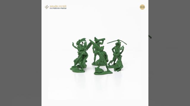 Фигурки войнов-рапануйцев Остров Пасхи