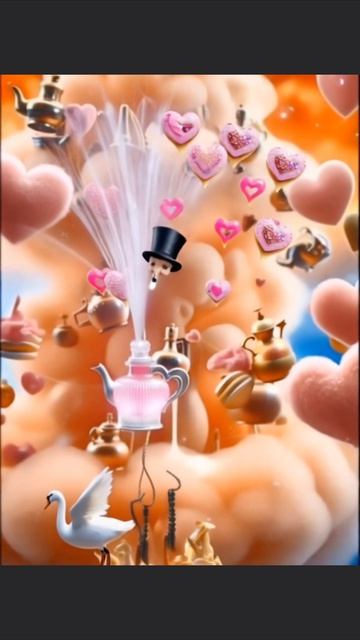 Шляпа как затычка для чайника и гусь на виниле)