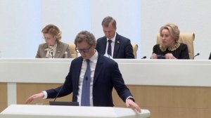 Совет Федерации Выступление руководителя Федеральной налоговой службы Даниила Егоров, 29 апреля 2026