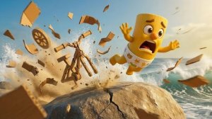 После того как его картонный велосипед сломался, Тунг Тунг Тунг Сахур получает от малышки-балерины