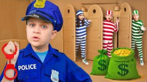 Захватывающие приключения с погонями полиции для детей, веселыми побегами и творческими заданиями.