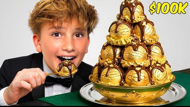 Мороженое за 1 доллар против мороженого за 100 000 долларов!