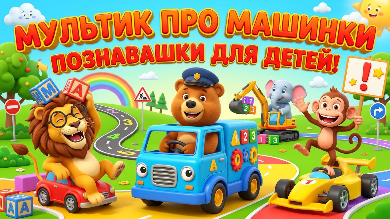 Мультик про машинки познавашки