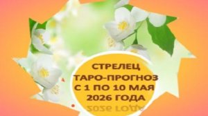 СТРЕЛЕЦ ТАРО-ПРОГНОЗ С 1 ПО 10 МАЯ 2026 ГОДА
