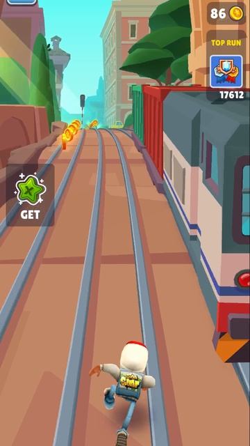 Играю в Subway surfers