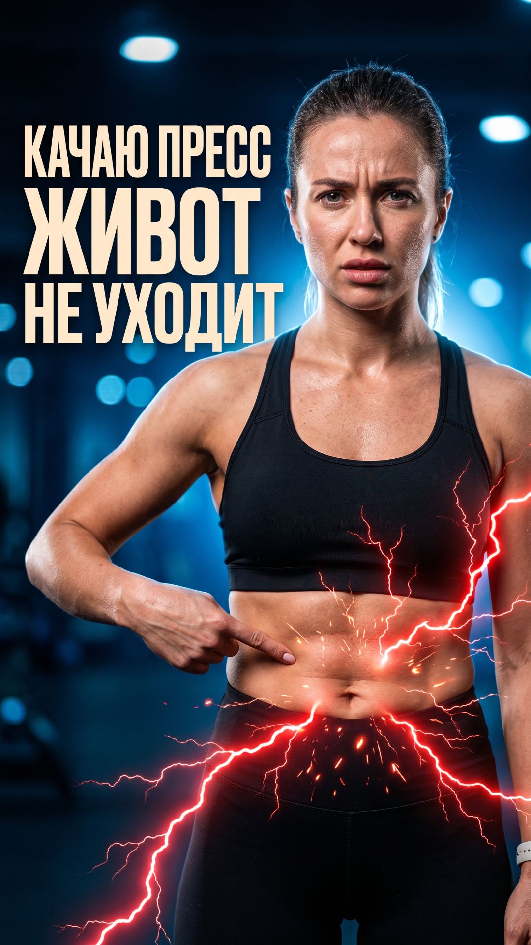 Качаете пресс  а живот на месте? 