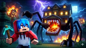 Джей Джей против МЕГА ДОМА. Решающая битва! ⚔️🏰 (анимация Minecraft)