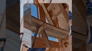 1000057258.mp4 (Собака наблюдает за устройством лестницы на 2-ой этаж в доме А-фрейм)