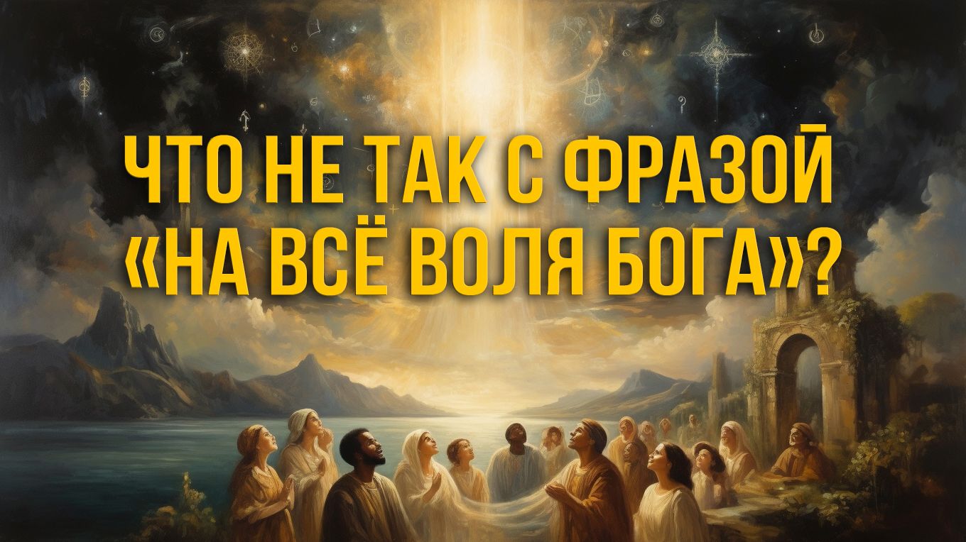 Что не так с фразой На всё воля Бога?