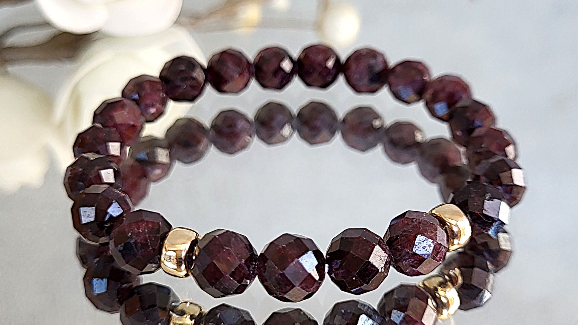 браслет из граната