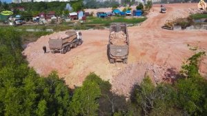 Строительство, очередная засыпка территории, обзор