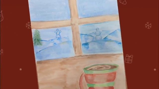 За окошком Рождество