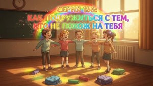 СЕРИЯ 186 КАК ПОДРУЖИТЬСЯ С ТЕМ, КТО НЕ ПОХОЖ НА ТЕБЯ