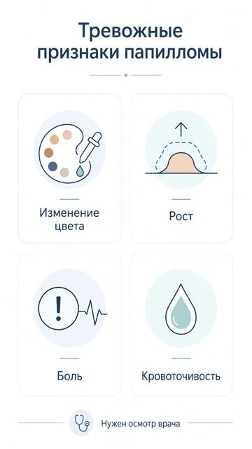 Папиллома изменила цвет — когда это тревожный признак
