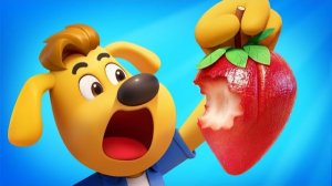 🍓🌈🍿Игра по выращиванию фруктов | Дети учатся собирать урожай | Веселая история | Шериф Лабрадор