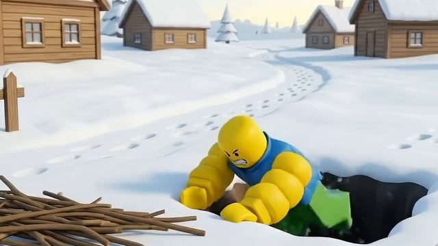 РОБЛОКС ! Тайный гость в деревне.