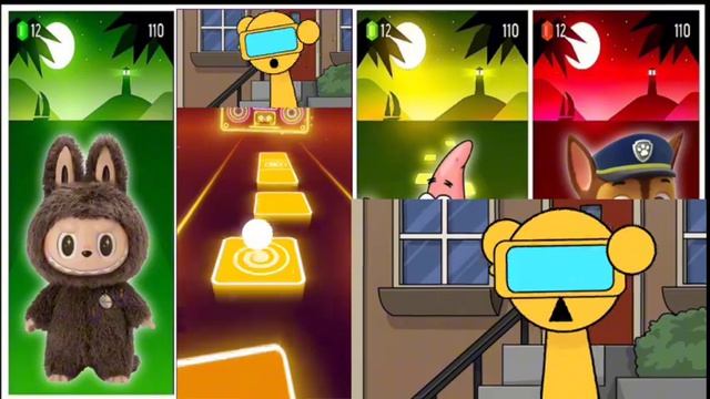 🌟 ЛАБУБУ против Чейза и Патрика! 🔥 Радужное приключение Орена в Плитках Музыки ЭДМ Раш! 🎹