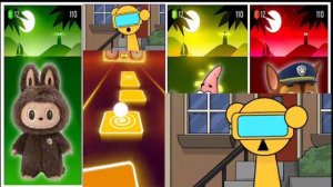 🌟 ЛАБУБУ против Чейза и Патрика! 🔥 Радужное приключение Орена в Плитках Музыки ЭДМ Раш! 🎹