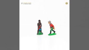 Модель: папуас и путешественник (Папуа – Новая Гвинея)