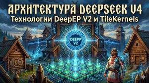 ⚡ Тайна кузницы: Обзор нейросети DeepSeek V4 и экономия памяти