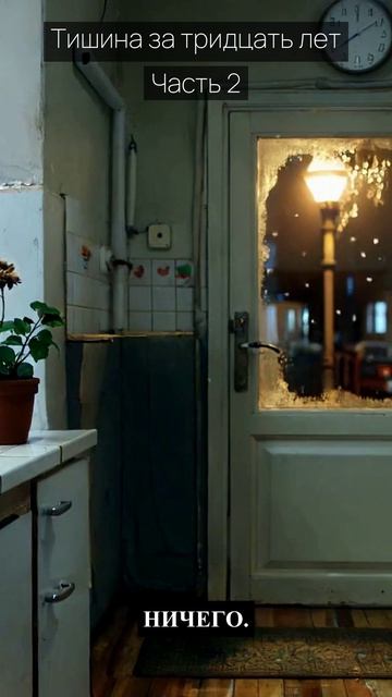 Тишина за тридцать лет / Часть 2 / Грустные рассказы / Истории из жизни / Аудиокниги слушать онлайн