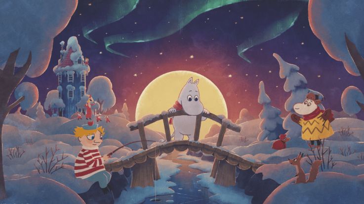 Муми-Тролль тепло среди зимы 1