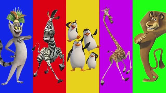 🦁 МАДАГАСКАР против Друзей! 🔥 Битва под Кофин Дэнс в Плитках Музыки ЭДМ Раш! 🎹