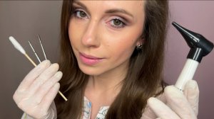 АСМР Осмотр и Гигиена Ушей у Врача • ОЧЕНЬ МУРАШЕЧНО!!! • ASMR Doctor