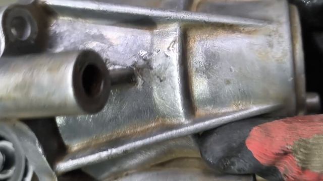 Лопнул передний редуктор Stels Guepard, завариваем