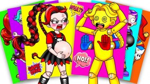 Что случилось с Лили Лавбрейдс — Poppy Playtime 5 Стикербук своими руками