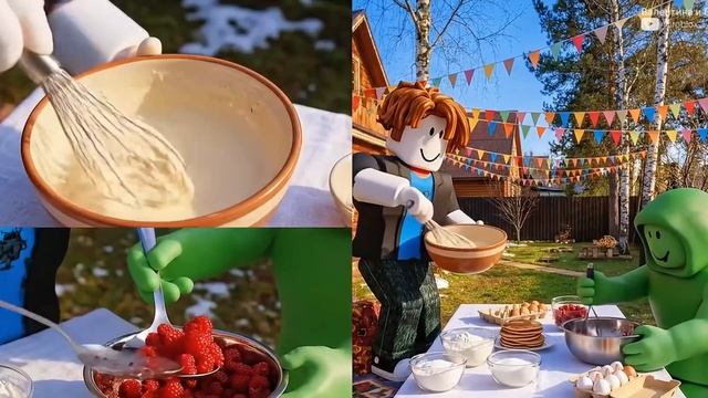 РОБЛОКС! СПАСАЕМ ДЕНЬ РОЖДЕНИЯ ! 🎁🥳 Друзья выручают.🍿