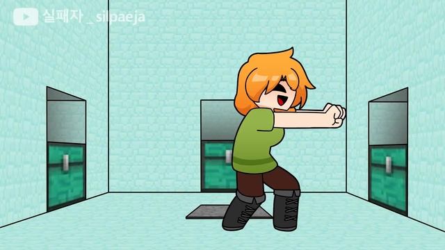 Безумный танец Алекс  Майнкрафт аниме