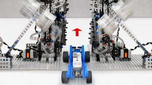 Испытание автомобиля LEGO Technic на экстремальное дробление