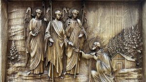 3-й, 6-й часы. Литургия. Свято-Троицкий Александра Свирского монастырь.