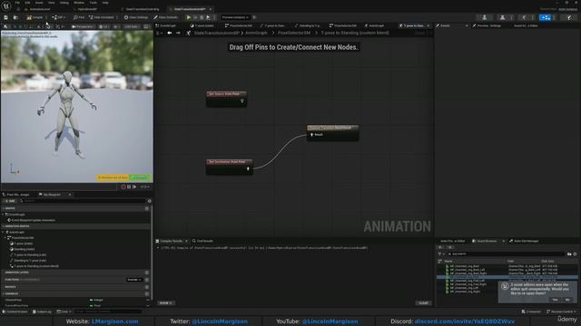 21. Adding A Custom Blend Graph For Custom Transitions Between States