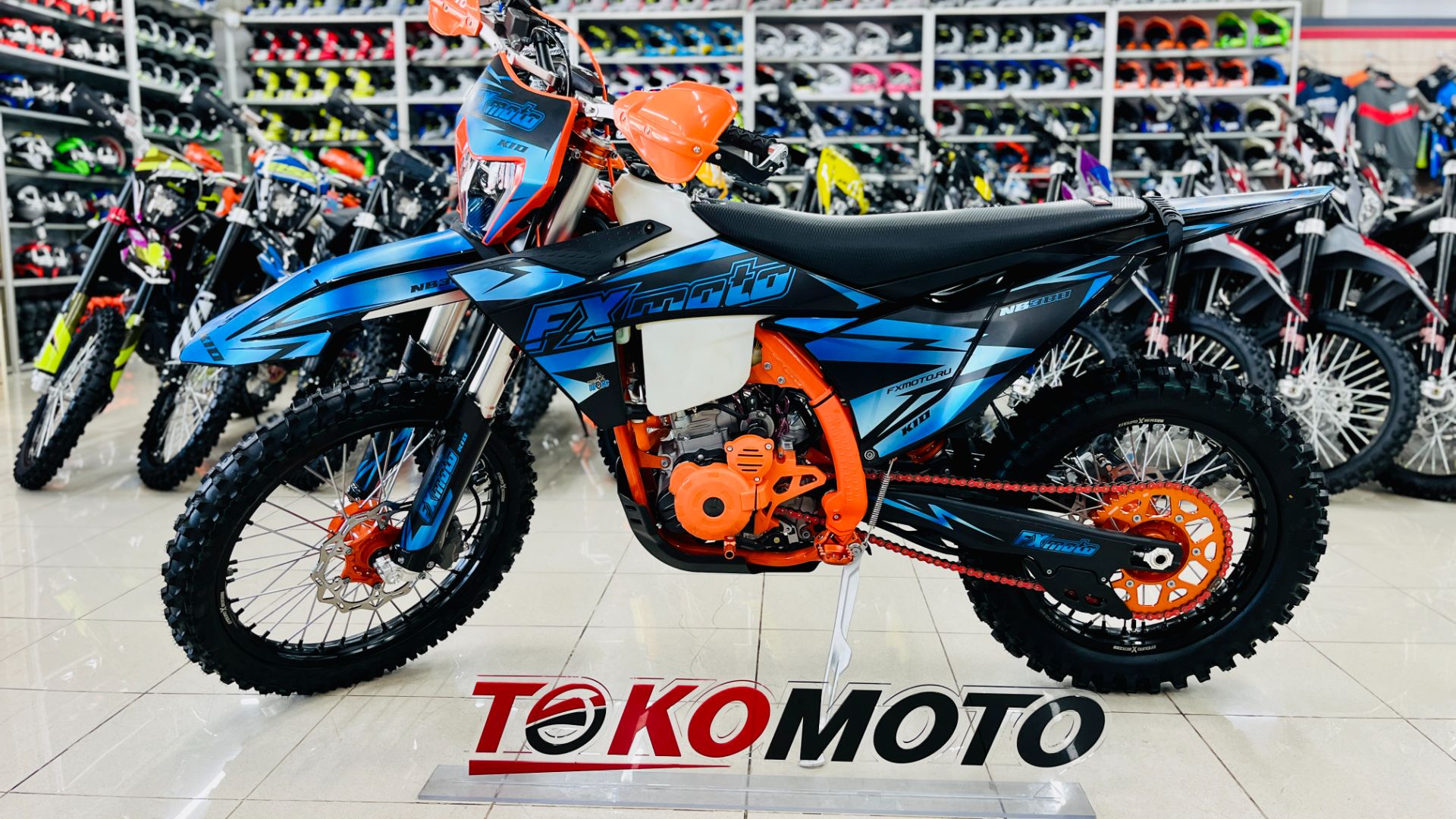 Мотоцикл эндуро FX MOTO K10 NB300 оранжевый