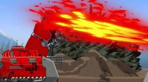 Evolution of Hybrids Karl-44 Vs KV44 Vs LEVIATHAN   Cartoons about tanks